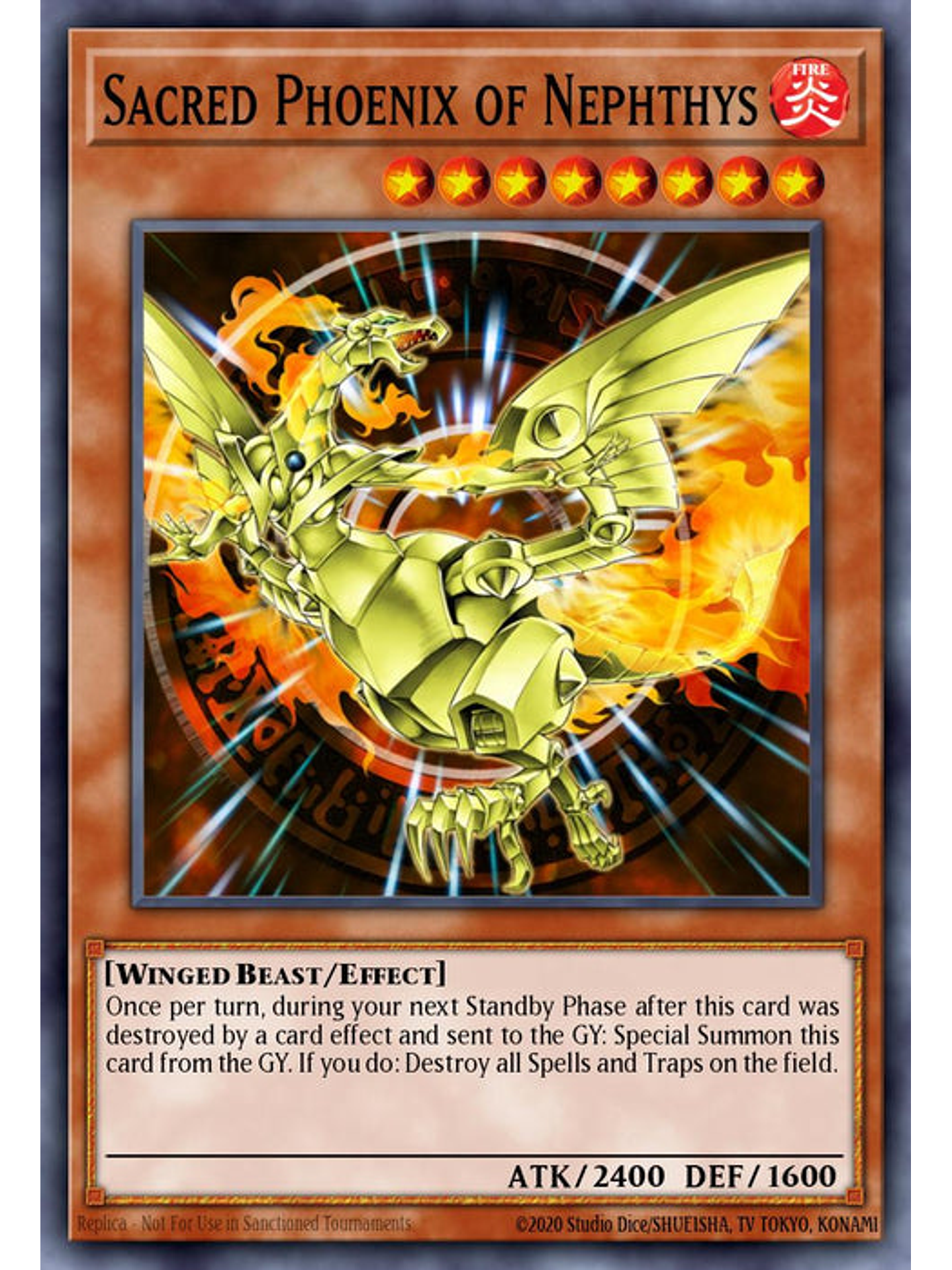 Sacred Phoenix of Nephthys - RA03-EN147 - Platinum Secret Rare 1st Edition 1