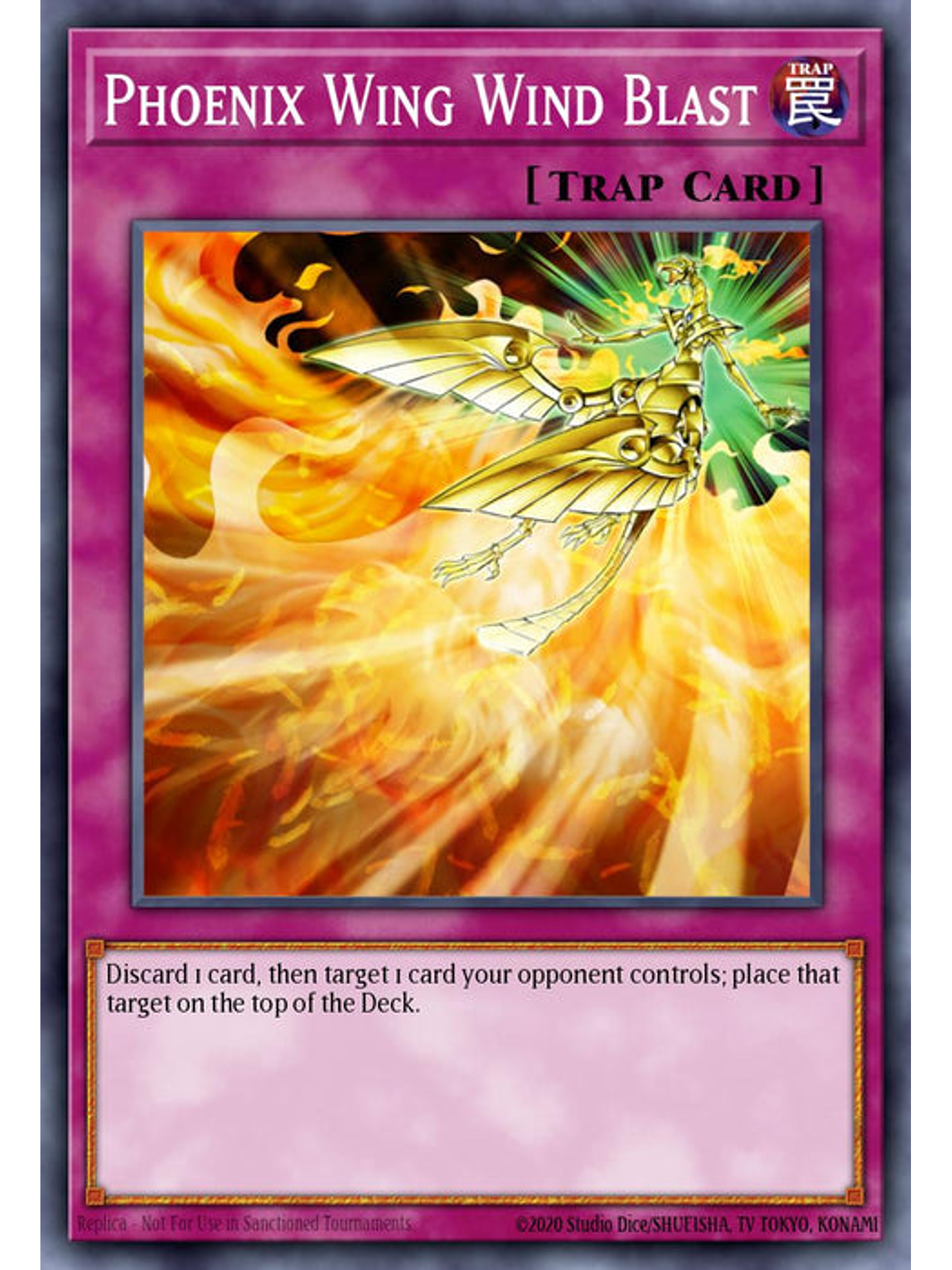 Phoenix Wing Wild Blast - RA03-EN149 - Platinum Secret Rare 1st Edition 1