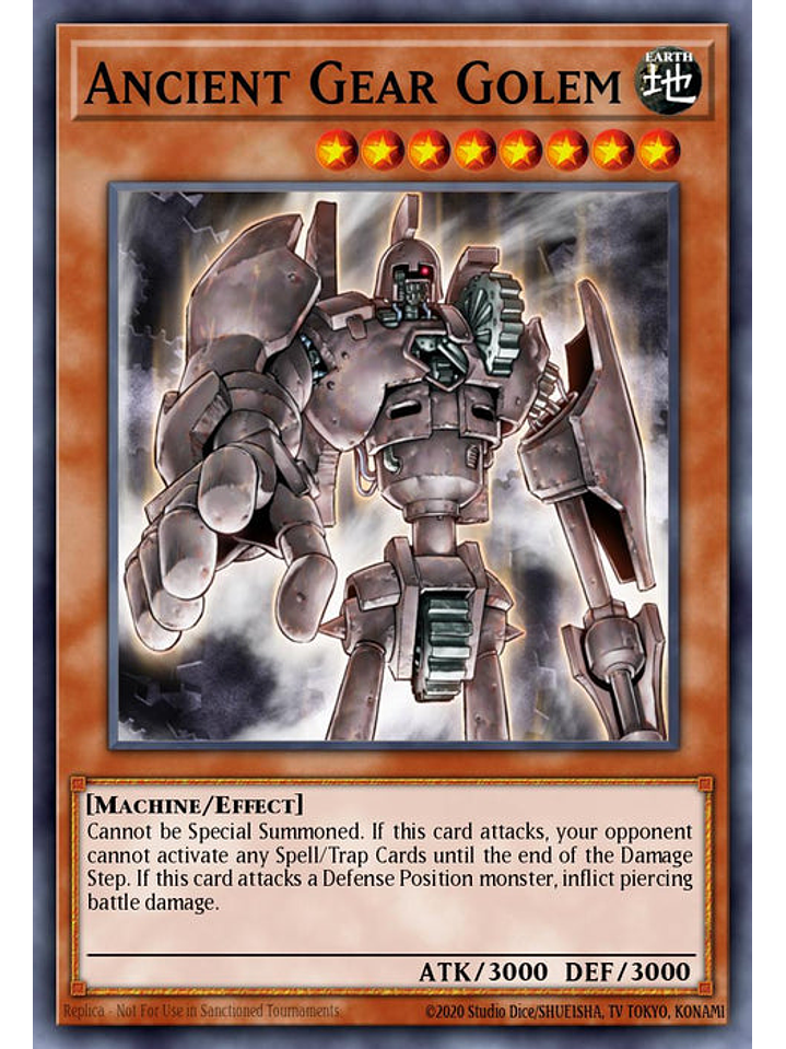Ancient Gear Golem - RA03-EN151 - Platinum Secret Rare 1st Edition 1