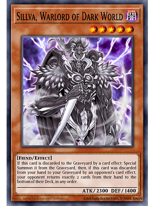 Sillva, Warlord of Dark World - RA03-EN158 - Platinum Secret Rare 1st Edition