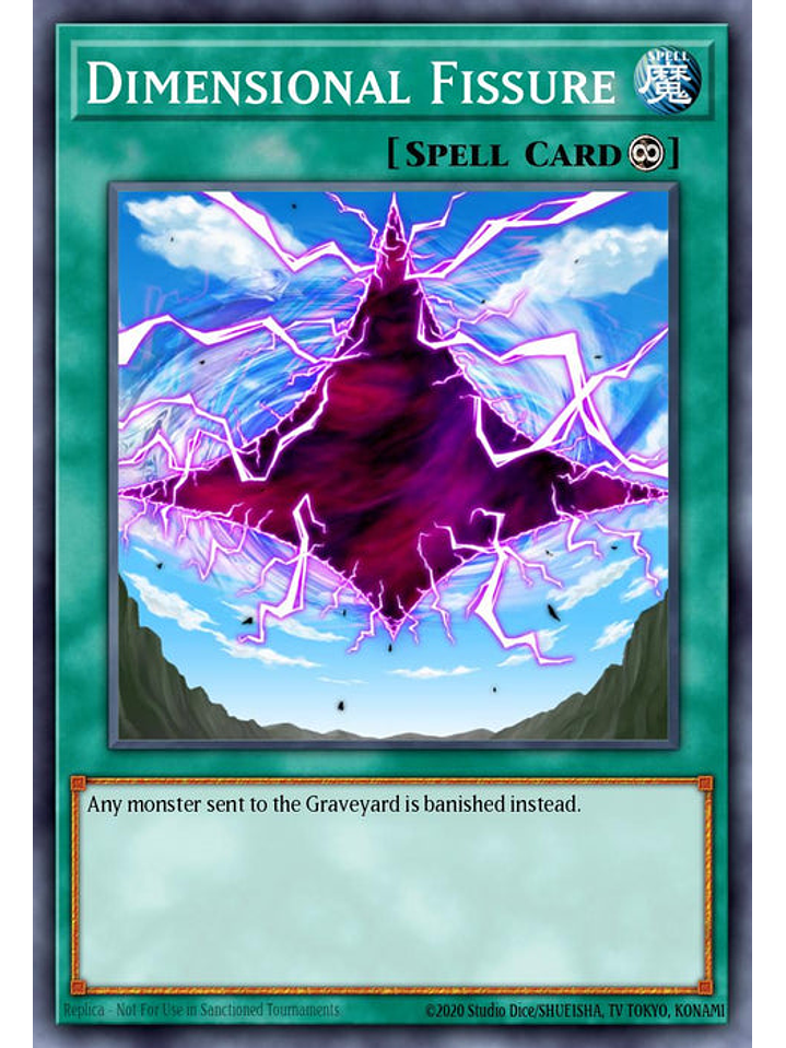 Dimensional Fissure - RA03-EN163 - Platinum Secret Rare 1st Edition 1