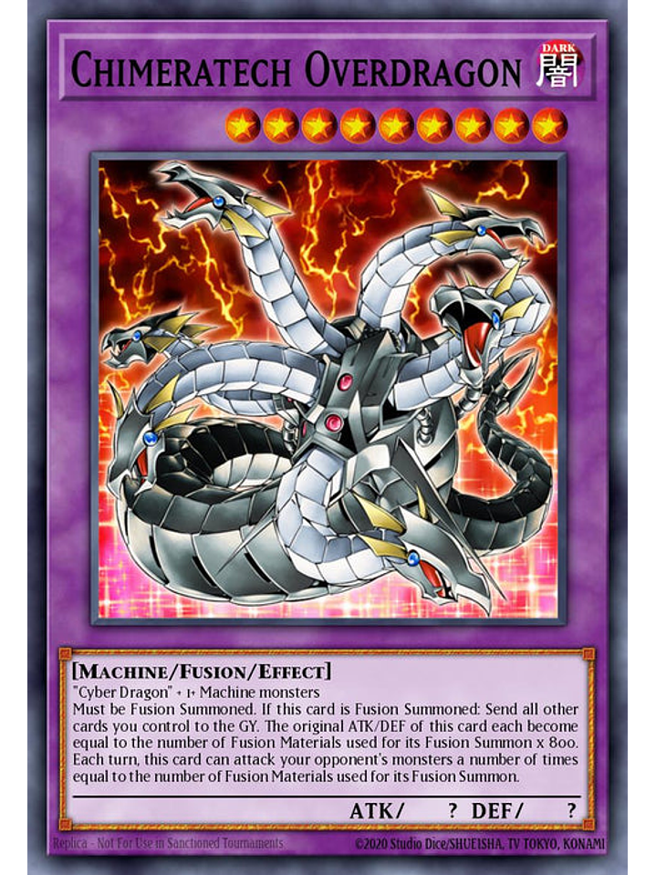 Chimeratech Overdragon - RA03-EN166 - Platinum Secret Rare 1st Edition 1