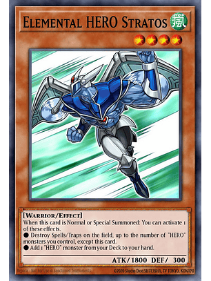 Elemental HERO Stratos - RA03-EN177 - Platinum Secret Rare 1st Edition