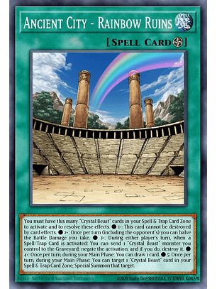 Ancient City - Rainbow Ruins - RA03-EN181 - Platinum Secret Rare 1st Edition