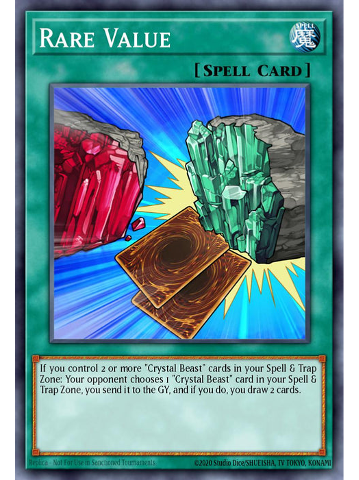 Rare Value - RA03-EN182 - Platinum Secret Rare 1st Edition 1