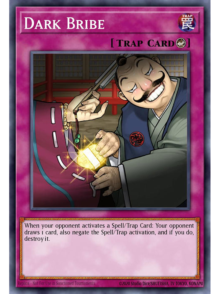 Dark Bribe - RA03-EN187 - Platinum Secret Rare 1st Edition 1