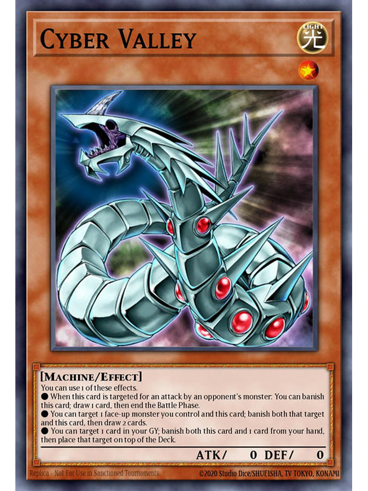 Cyber Valley - RA03-EN192 - Platinum Secret Rare 1st Edition 1