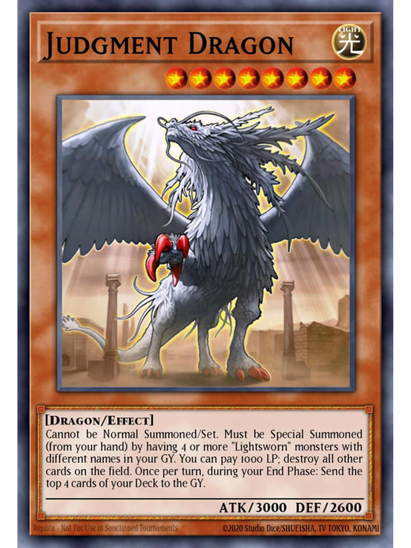 Judgment Dragon - RA03-EN196 - Platinum Secret Rare 1st Edition 1