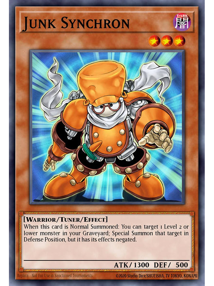 Junk Synchron - RA03-EN199 - Platinum Secret Rare 1st Edition 1