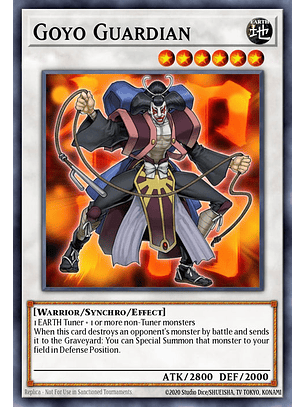 Goyo Guardian - RA03-EN202 - Platinum Secret Rare 1st Edition