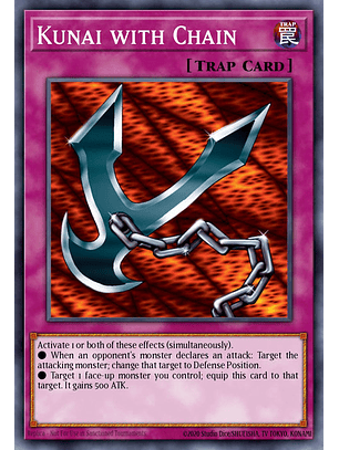 Kunai with Chain - RA03-EN204 - Platinum Secret Rare 1st Edition