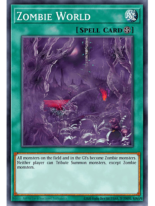 Zombie World - RA03-EN205 - Platinum Secret Rare 1st Edition
