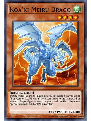 Koa'ki Meiru Drago - RA03-EN218 - Platinum Secret Rare 1st Edition
