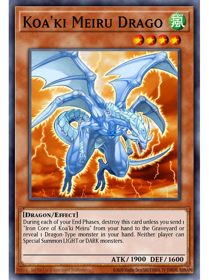 Koa'ki Meiru Drago - RA03-EN218 - Platinum Secret Rare 1st Edition 1