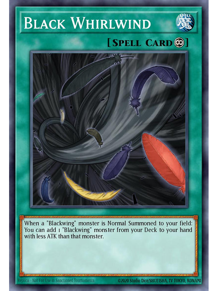 Black Whirlwind - RA03-EN219 - Platinum Secret Rare 1st Edition 1