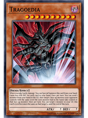 Tragoedia - RA03-EN223 - Platinum Secret Rare 1st Edition