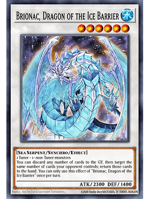 Brionac, Dragon of the Ice Barrier - RA03-EN227 - Platinum Secret Rare 1st Edition