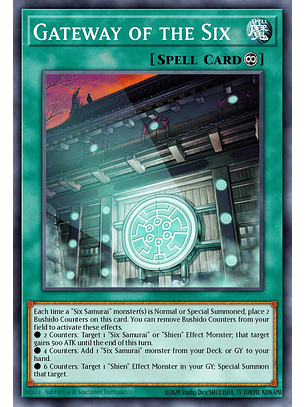 Gateway of the Six - RA03-EN229 - Platinum Secret Rare 1st Edition