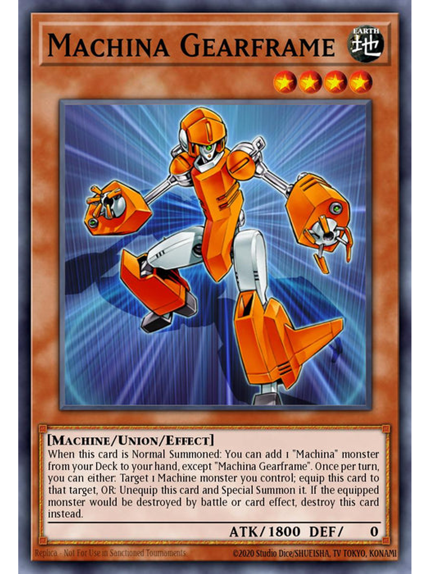 Machina Gearframe - RA03-EN234 - Platinum Secret Rare 1st Edition 1