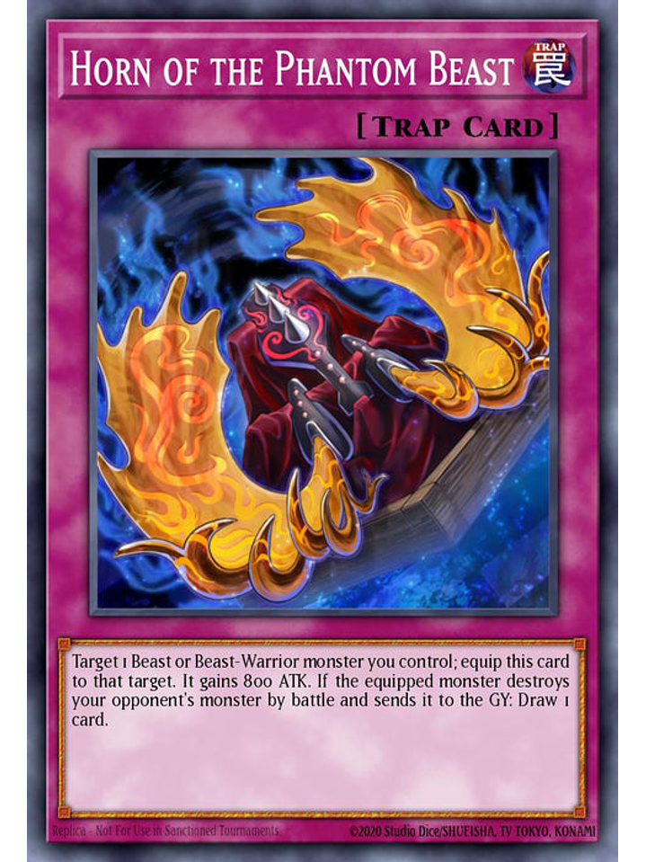 Horn of the Phantom Beast - RA03-EN241 - Platinum Secret Rare 1st Edition 1