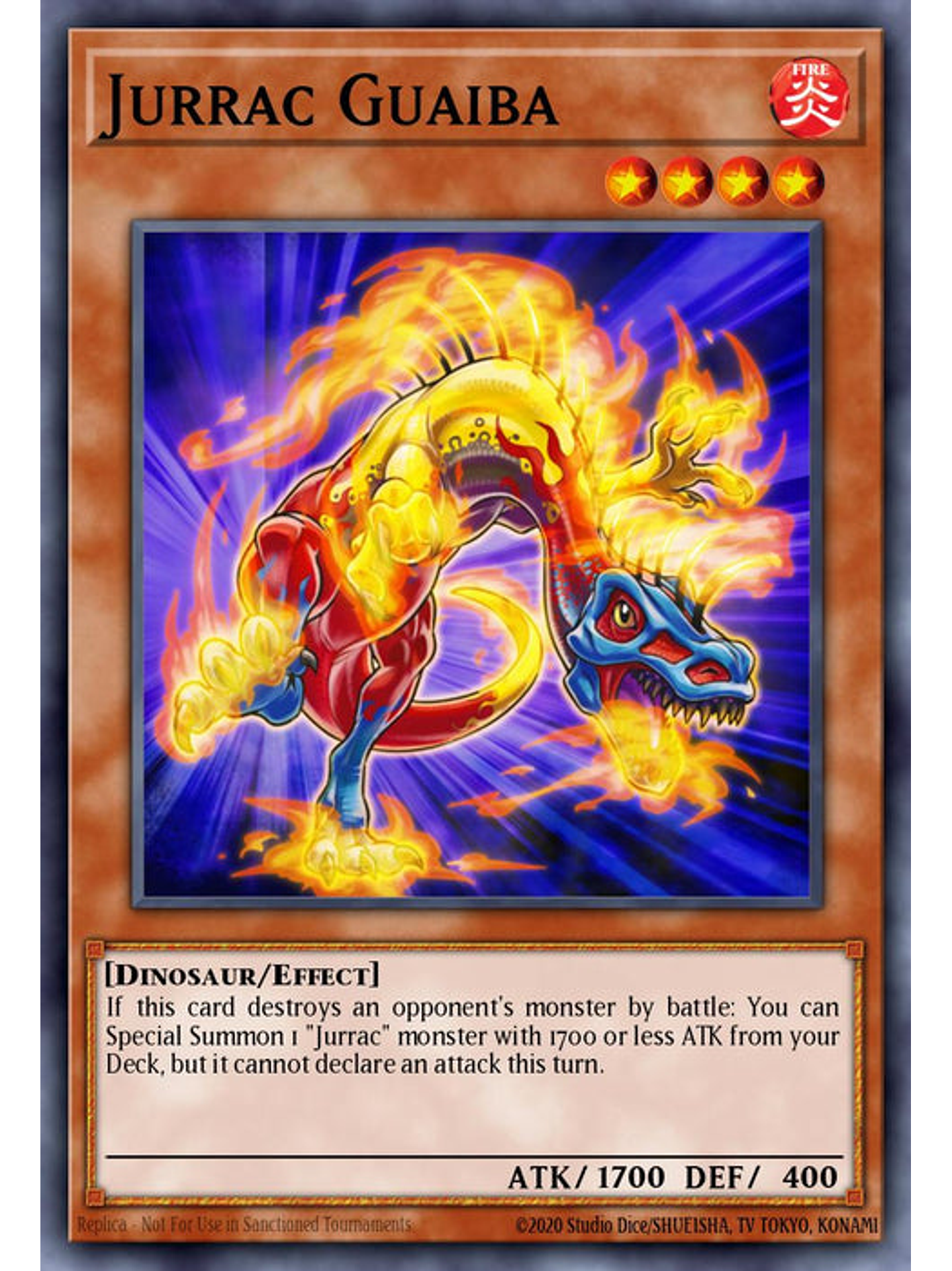 Jurrac Guaiba - RA03-EN242 - Platinum Secret Rare 1st Edition 1