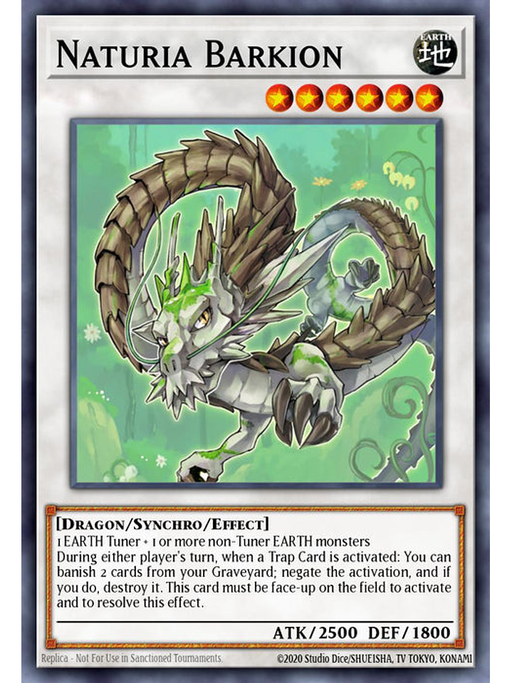 Naturia Barkion - RA03-EN243 - Platinum Secret Rare 1st Edition 1