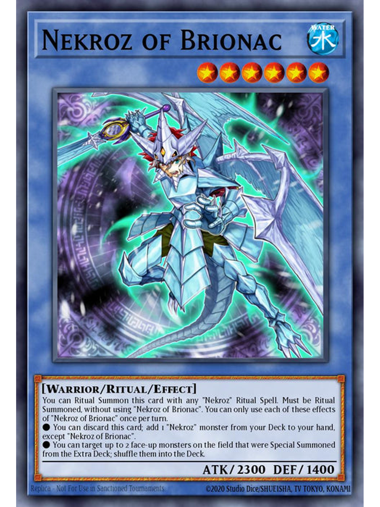 Nekroz of Brionac - RA03-EN260 - Platinum Secret Rare 1st Edition 1