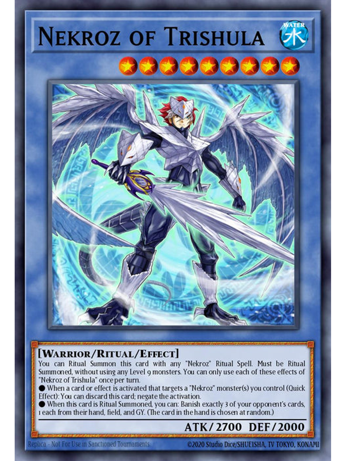 Nekroz of Trishula - RA03-EN261 - Platinum Secret Rare 1st Edition 1