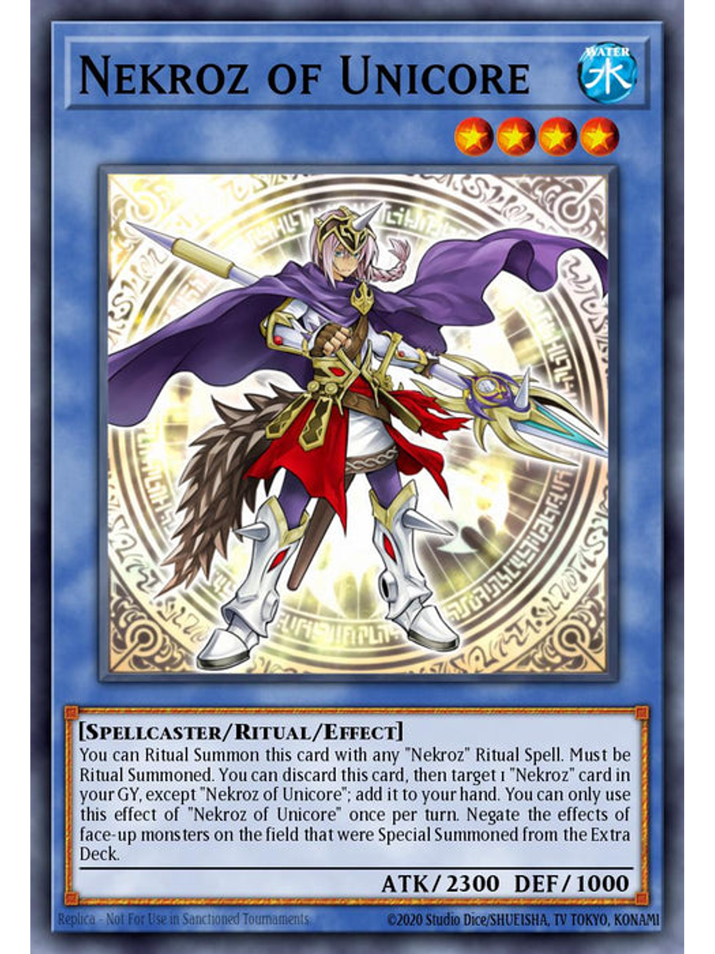 Nekroz of Unicore - RA03-EN262 - Platinum Secret Rare 1st Edition 1