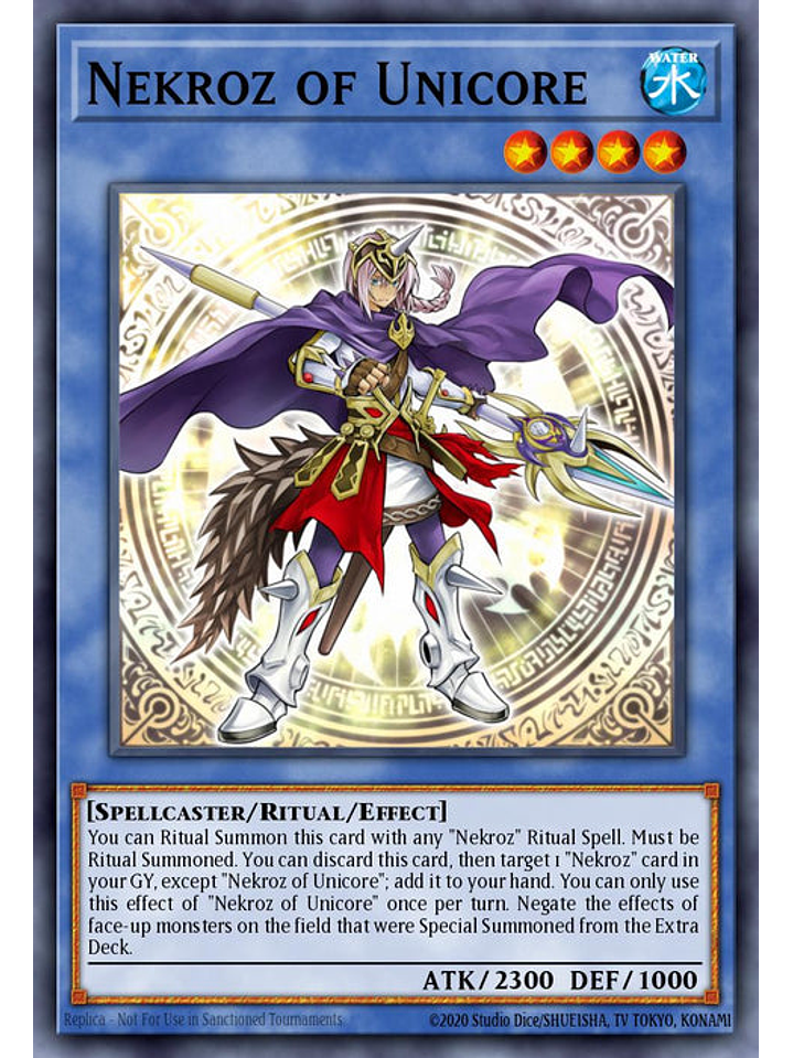 Nekroz of Unicore - RA03-EN262 - Platinum Secret Rare 1st Edition 1