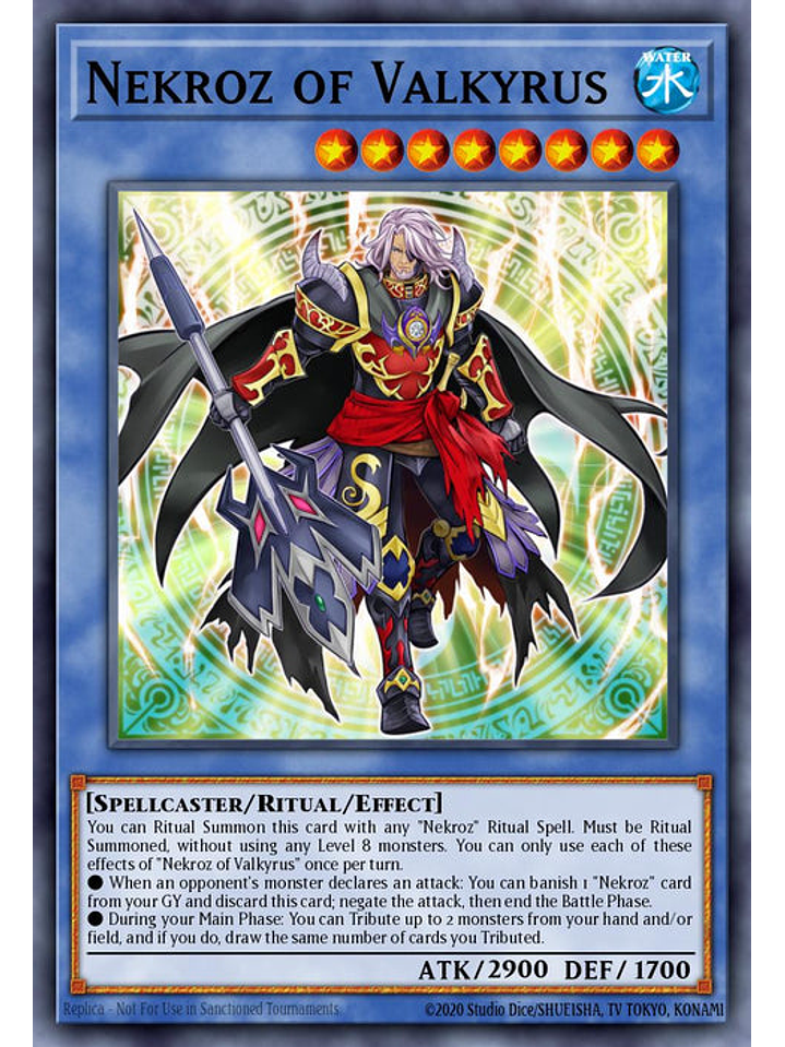 Nekroz of Valkyrus - RA03-EN263 - Platinum Secret Rare 1st Edition 1