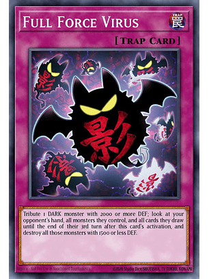 Full Force Virus - RA03-EN267 - Platinum Secret Rare 1st Edition