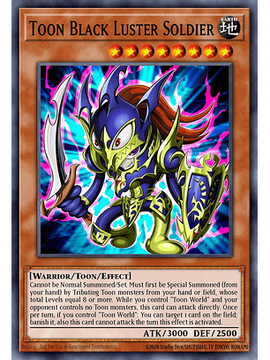 Toon Black Luster Soldier - RA03-EN272 - Platinum Secret Rare 1st Edition