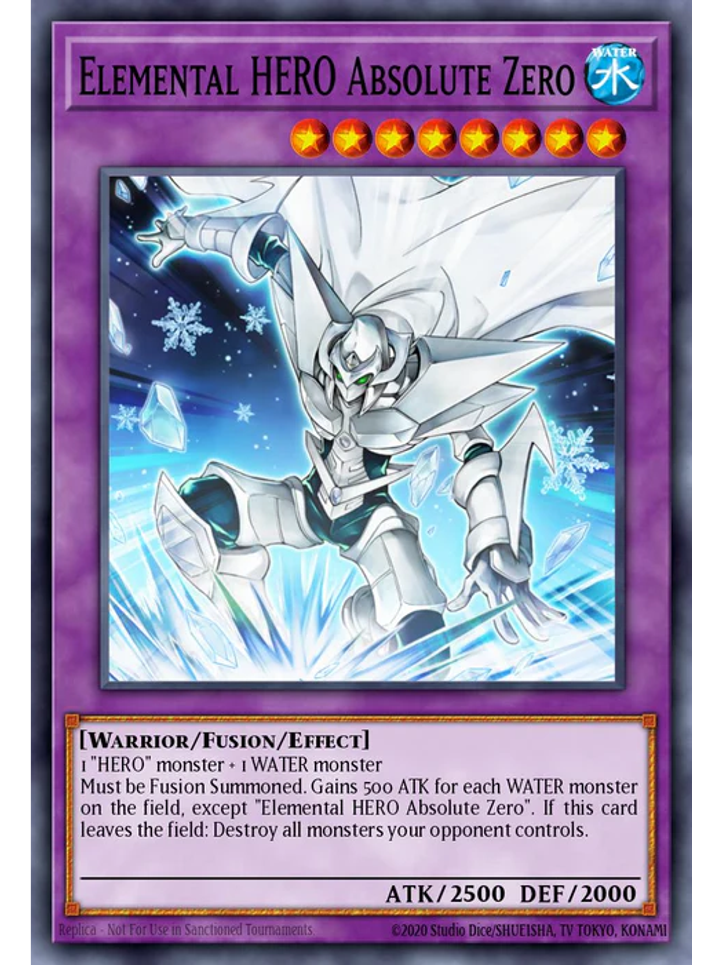 Elemental HERO Absolute Zero - RA03-EN231 - Platinum Secret Rare 1st Edition 1