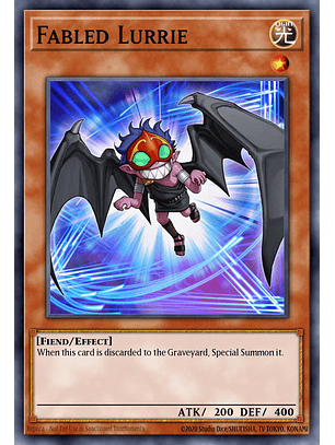 Fabled Lurrie - RA03-EN003 - Quarter Century Secret Rare 1st Edition