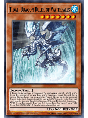 Tidal, Dragon Ruler of Waterfalls - RA03-EN009 - Quarter Century Secret Rare 1st Edition