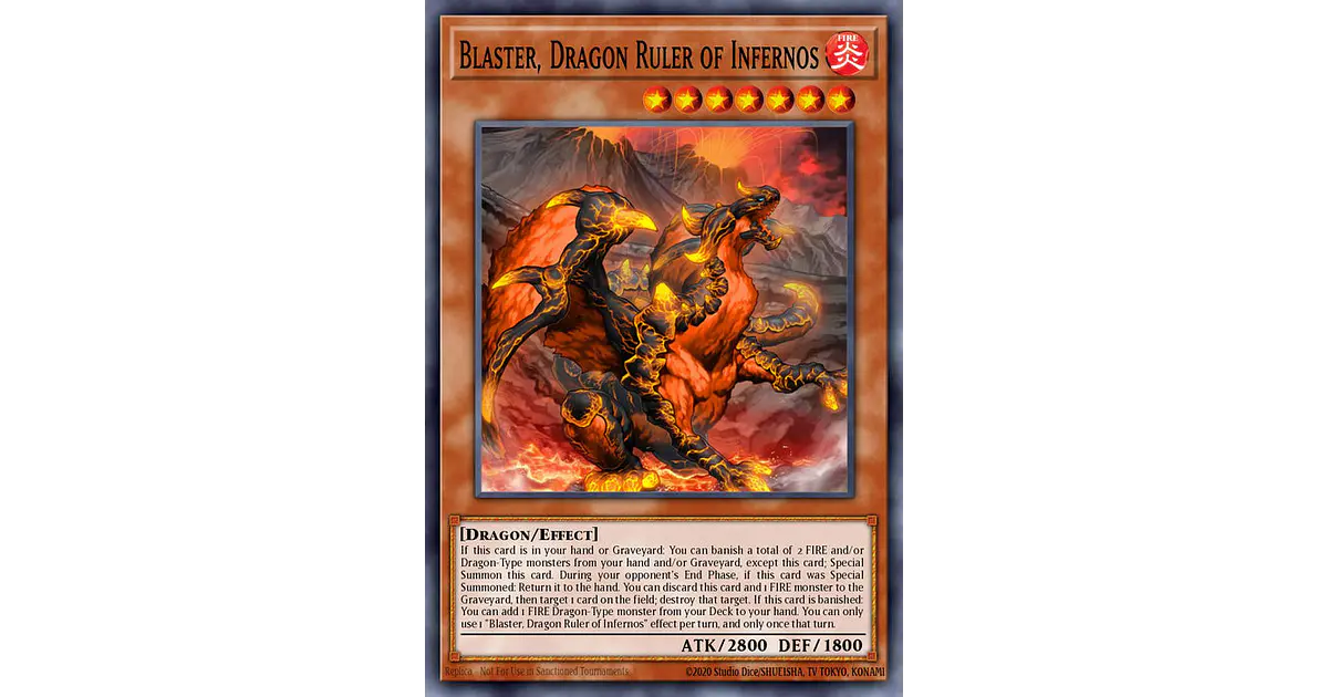 Yugi-oh! Blaster, Dragon Ruler Of Infernos Ra03-en010 Super Inglés