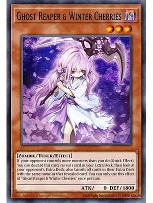 Ghost Reaper & Winter Cherries - RA03-EN014 - Quarter Century Secret Rare 1st Edition