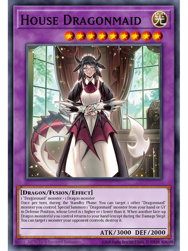 House Dragonmaid - RA03-EN037 - Quarter Century Secret Rare 1st Edition 1