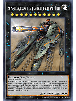 Superdreadnought Rail Cannon Juggernaut Liebe - RA03-EN041 - Quarter Century Secret Rare 1st Edition