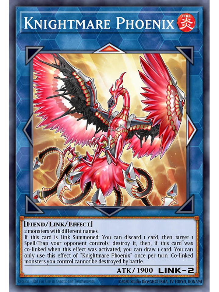 Knightmare Phoenix - RA03-EN042 - Quarter Century Secret Rare 1st Edition 1