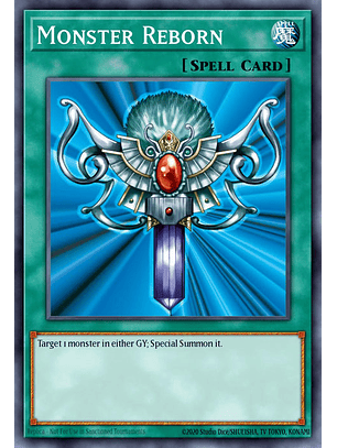 Monster Reborn - RA03-EN052 - Quarter Century Secret Rare 1st Edition