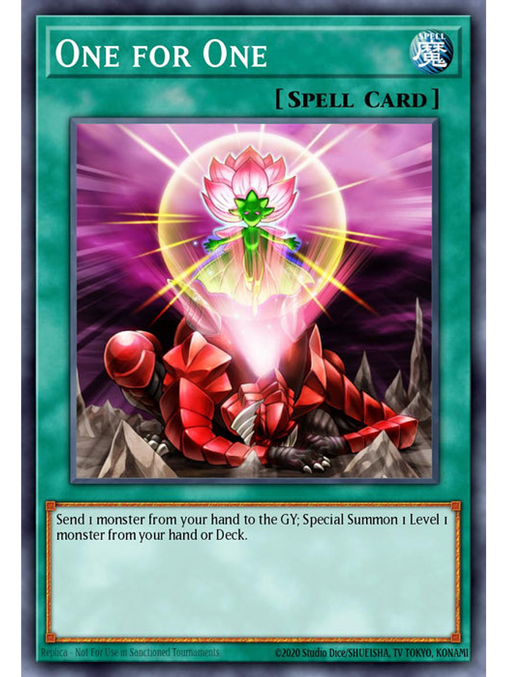 One for One - RA03-EN056 - Quarter Century Secret Rare 1st Edition 1