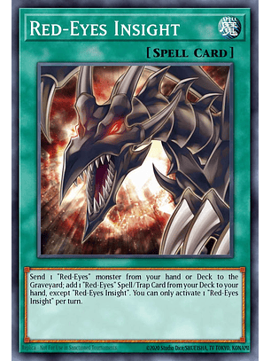 Red-Eyes Insight - RA03-EN061 - Quarter Century Secret Rare 1st Edition