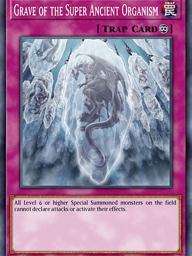 Grave of the Super Ancient Organism - RA03-EN077 - Quarter Century Secret Rare 1st Edition