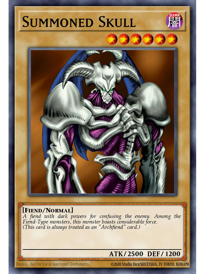 Summoned Skull - RA03-EN086 - Quarter Century Secret Rare 1st Edition 1