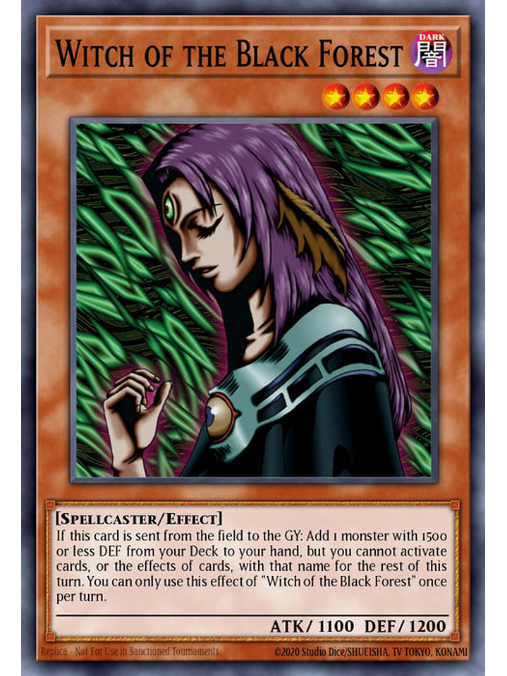 Witch of the Black Forest - RA03-EN091 - Quarter Century Secret Rare 1st Edition 1