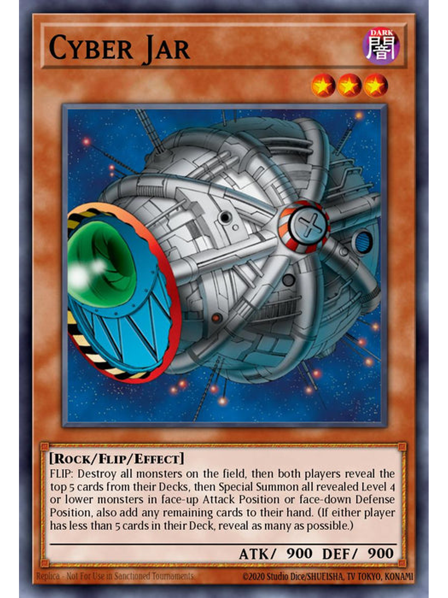 Cyber Jar - RA03-EN095 - Quarter Century Secret Rare 1st Edition 1