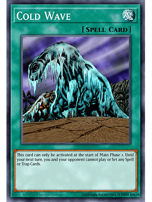 Cold Wave - RA03-EN104 - Quarter Century Secret Rare 1st Edition