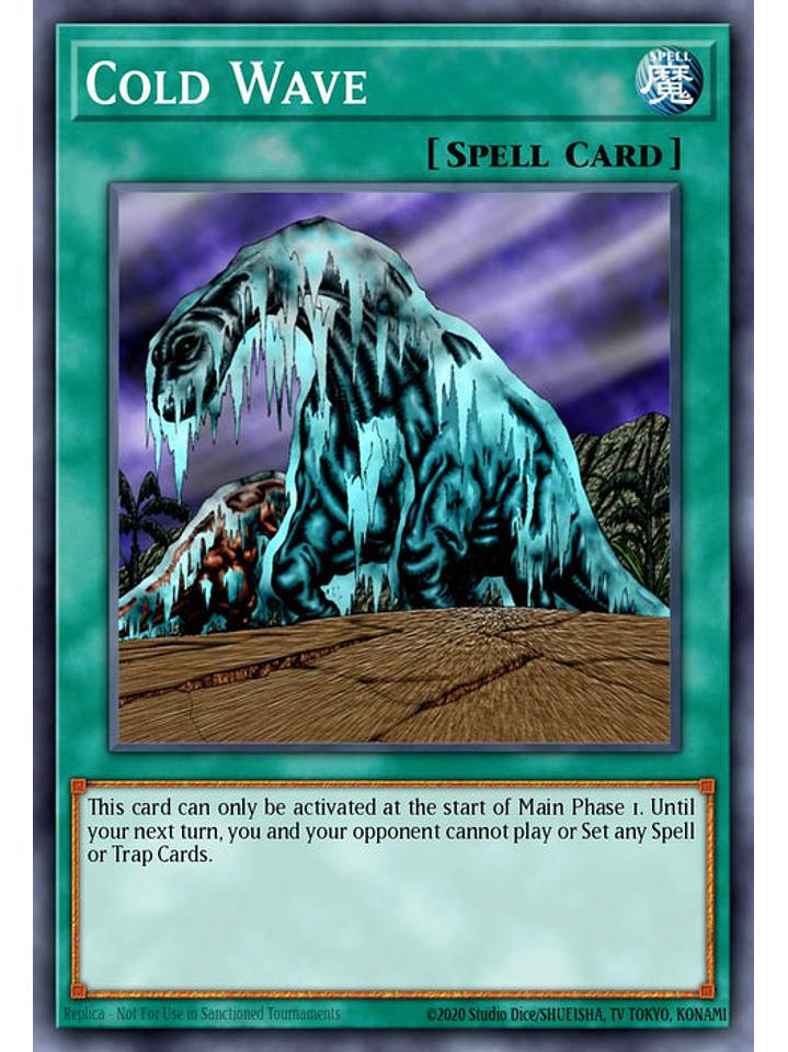 Cold Wave - RA03-EN104 - Quarter Century Secret Rare 1st Edition 1